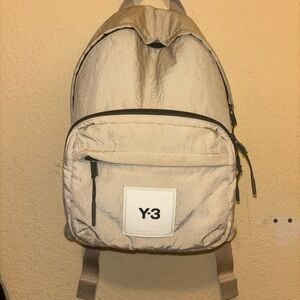 Y-3 Beige Backpack